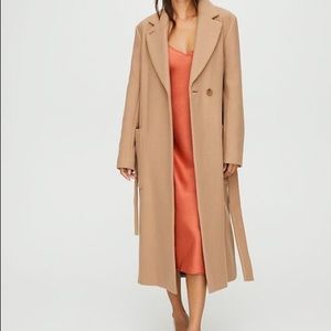 Wilfred Carlyle camel wool coat